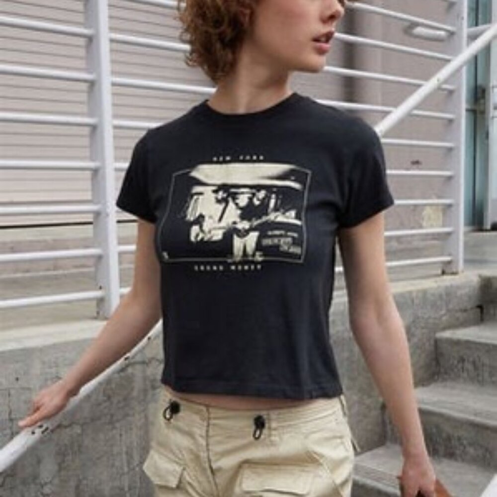 John Galt New York Sound Money T-Shirt Brandy Melville in Small